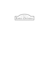 book Early Ontario