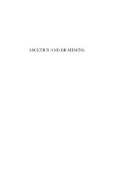 book Ascetics and Brahmins Studies in Ideologies and Institutions