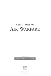 book A history of air warfare