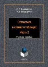 book Статистика в схемах и таблицах. Ч. 2: учебное пособие