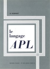 book Le langage APL