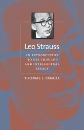 book Leo Strauss: an introduction to his thought and intellectual legacy