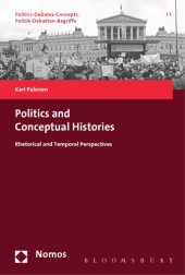 book Politics and conceptual histories: rhetorical and temporal perspectives