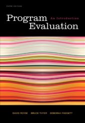 book Program evaluation: an introduction