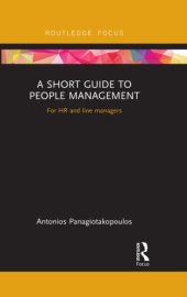 book A Short Guide to People Management For HR and line managers