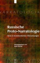 book Russische Proto-Narratologie (Narratologia) (German Edition)