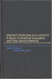 book Contact Problems in Elasticity: A Study of Variational Inequalities and Finite Element Methods