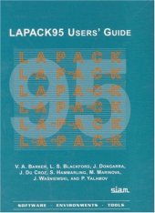 book LAPACK95 users' guide