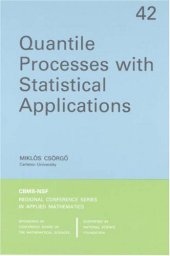 book Quantile processes with statistical applications