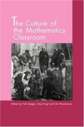 book The Culture of the Mathematics Classroom