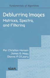 book Deblurring Images: Matrices, Spectra, and Filtering (Fundamentals of Algorithms 3)