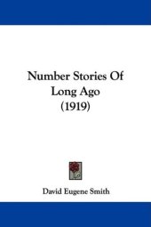 book Number Stories Of Long Ago (1919)