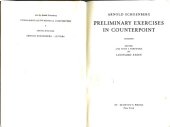 book Preliminary Exercises in Counterpoint