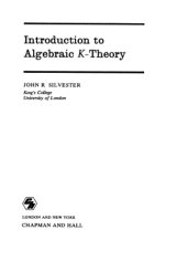 book Introduction to algebraic K-theory