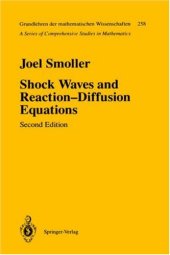 book Shock Waves and Reaction—Diffusion Equations