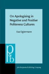 book On Apologising in Negative and Positive Politeness Cultures