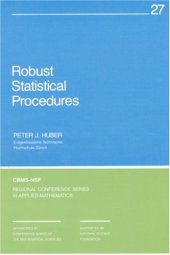 book Robust statistical procedures