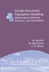 book Gender-structured Population Modeling: Mathematical Methods, Numerics, and Simulations (Frontiers in Applied Mathematics)