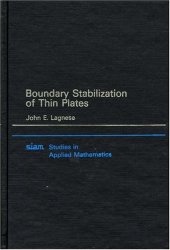 book Boundary stabilization of thin plates