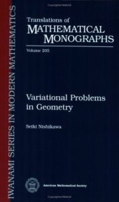 book Variational problems in geometry