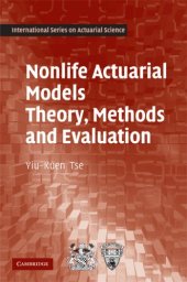 book Nonlife Actuarial Models: Theory, Methods and Evaluation (International Series on Actuarial Science)