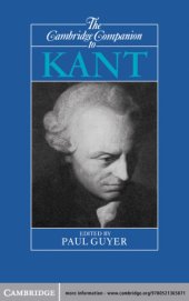 book The Cambridge Companion to Kant