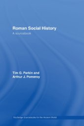 book Roman social history: a sourcebook