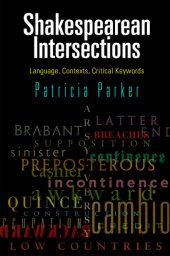 book Shakespearean intersections language, contexts, critical keywords