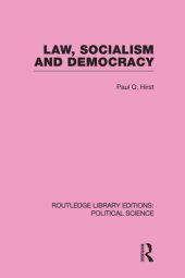 book Law, Socialism and Democracy