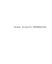 book Studs Terkel's Working: a graphic adaptation