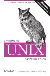 book Learning the UNIX operating system: a concise guide for the new user--Cover