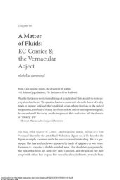 book A Matter of Fluids: EC Comics and the Vernacular Abject, Abjection Incorporated Mediating the Politics of Pleasure and Violence