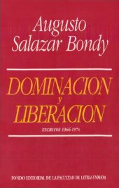 book Dominación y liberación. Escritos 1966-1974