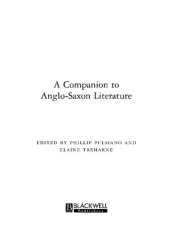 book A companion to Anglo-Saxon literature