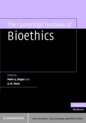 book The Cambridge Textbook of Bioethics