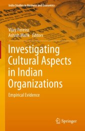 book Investigating cultural aspects in Indian organizations empirical evidence