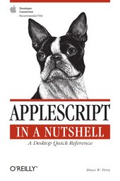 book AppleScript in a nutshell: a desktop quick reference