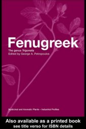 book Fenugreek: the genus Trigonella