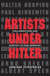 book Artists under Hitler. Collaboration and survival in Nazi Germany