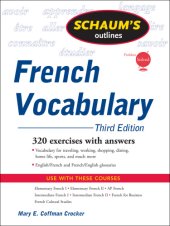 book French: based on Schaum's outline of French grammar and French vocabulary