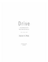 book Pink: Drive: The Surprising Truth About What Motivates Us