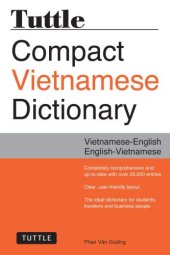 book Tuttle compact Vietnamese dictionary: Vietnamese-English, English-Vietnamese