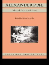 book Alexander Pope: Selected Poetry and Prose