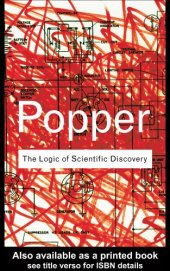 book The logic of scientific discovery