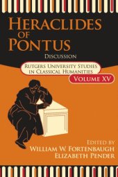 book Heraclides of Pontus: texts and translation