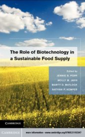 book The role of biotechnology in a sustainable food supply