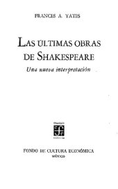 book Las Últimas Obras de Shakespeare