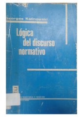 book Lógica del discurso normativo