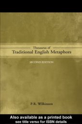 book Thesaurus of traditional English metaphors