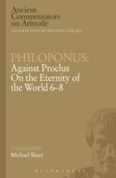 book Against Proclus on the eternity of the world